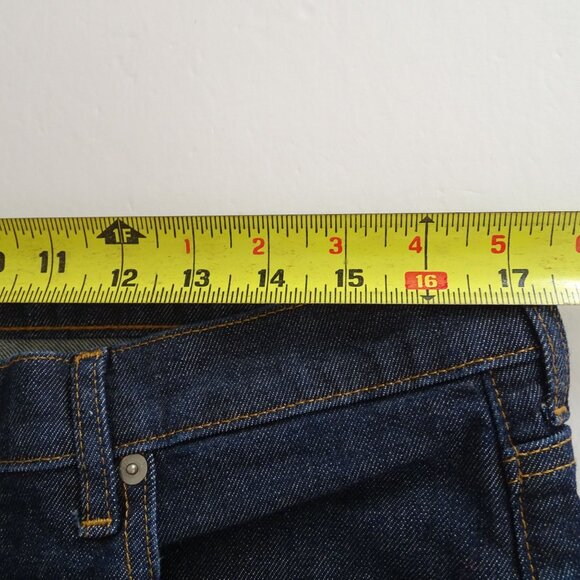 Everlane Mid Rise Skinny Denim Jeans Men Size 32 Regular Dark Wash Blue - Picture 6 of 10